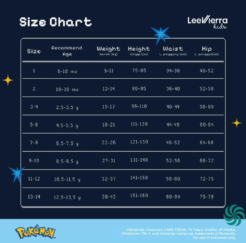 Lee Vierra Lee Vierra Pokémon Long Sleeve Two Piece Set Boys Baju Renang