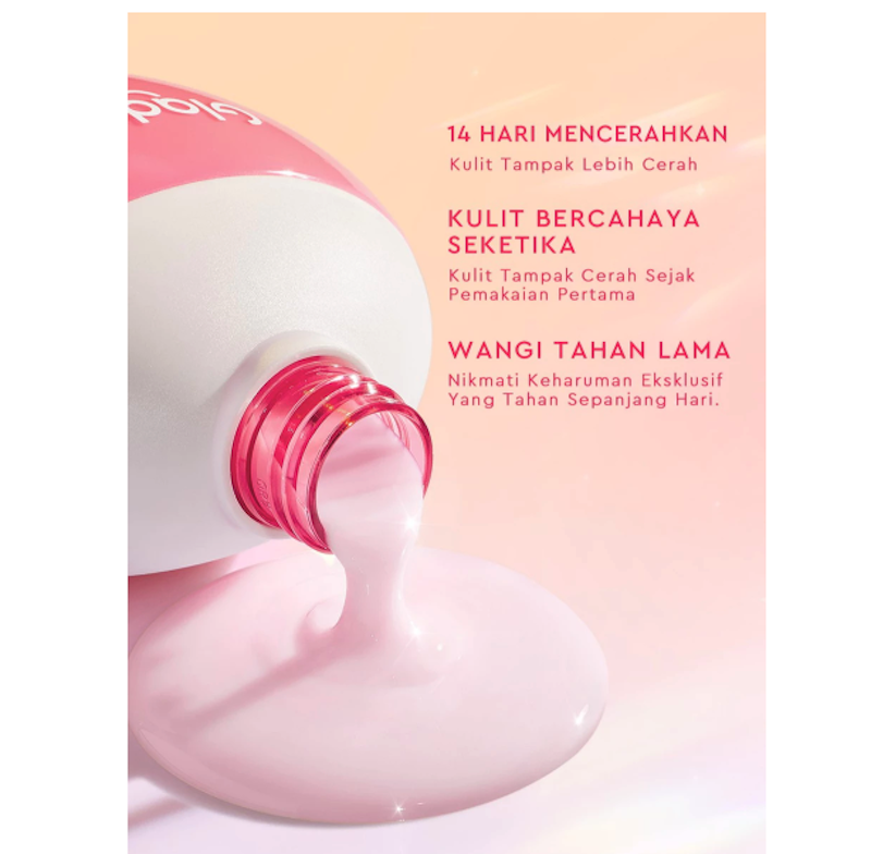 Glad2Glow Creamy Berry Overnight Bright Body Serum