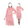 Lavina Outfit Lavina Tunik Brukat Set Rok Plisket Elegan 1