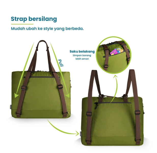 Maha Nagari Nusantara TORCH Arzi Tas Totebag Backpack