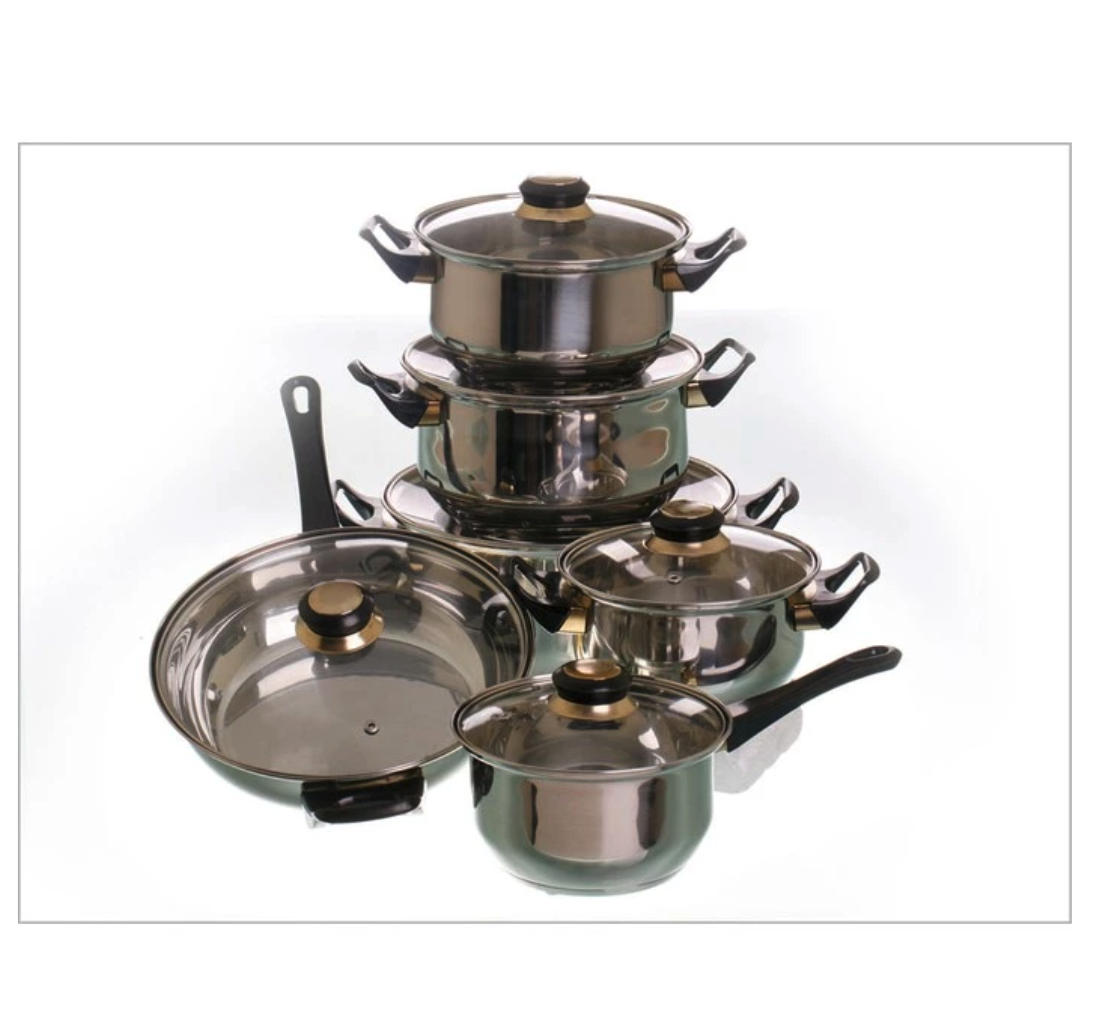 Rindang Sakti Persada Vicenza Cookware Set Stainless Steel V612