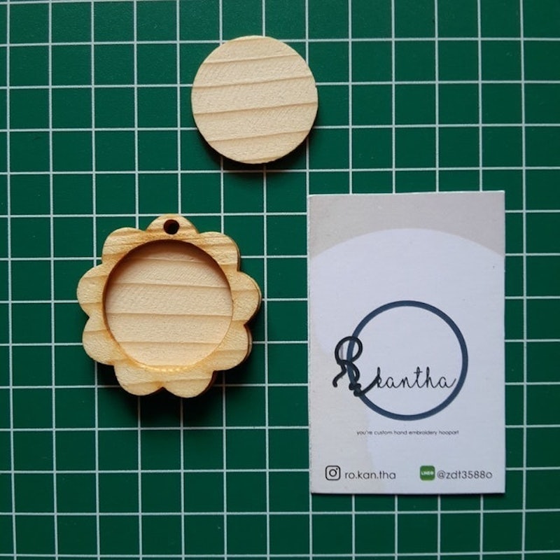 Mini Hoop Kayu Jati Belanda 4