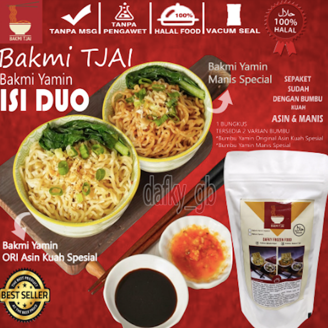 Bakmi Tjai Yamin Isi Duo Spesial