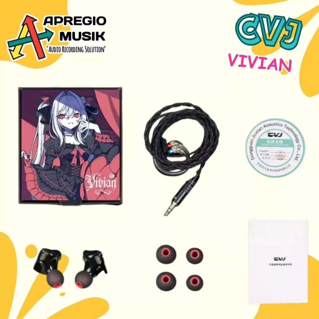 CVJ Vivian 10mm Dynamic Driver In Ear Monitor ACG Edition (Anime) 4