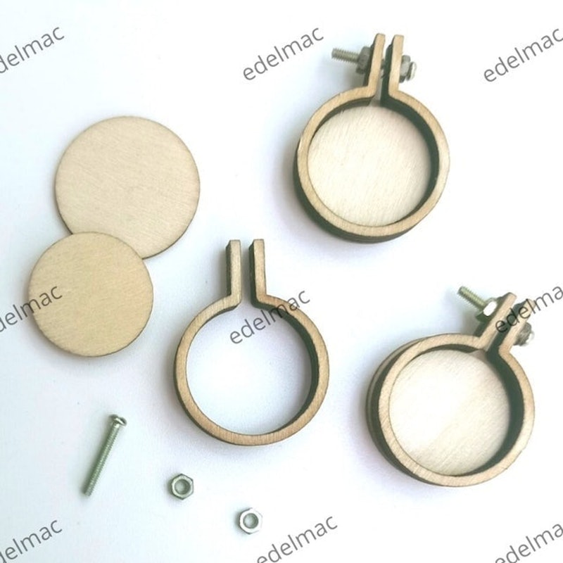 Mini Wood Embroidery Hoop 2