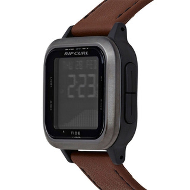 Next Tide Gunmetal Leather Watch 2