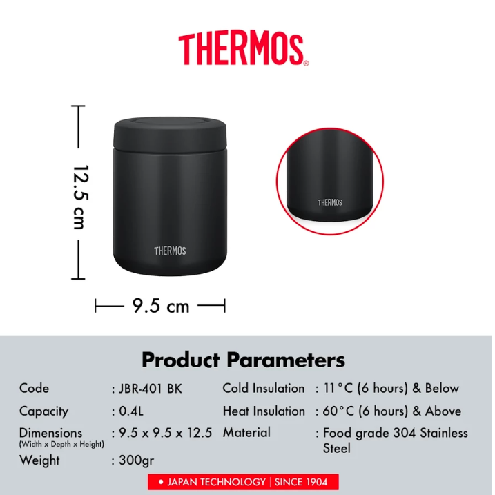 Thermos Indonesia Thermos Vacuum Insulated Food Jar JBR-401