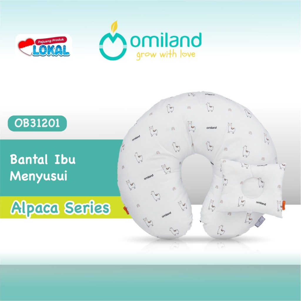 Bangun Citra Lestari Omiland Bantal Ibu Menyusui + Bantal Lengan Alpaca Series OB31201