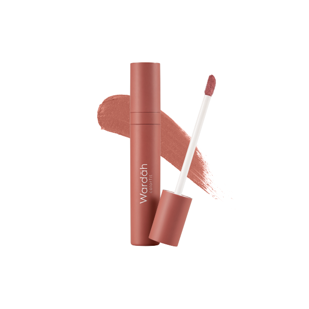 Wardah ｜ Colorfit Velvet Matte Lip Mousse 08 Brown Creator
