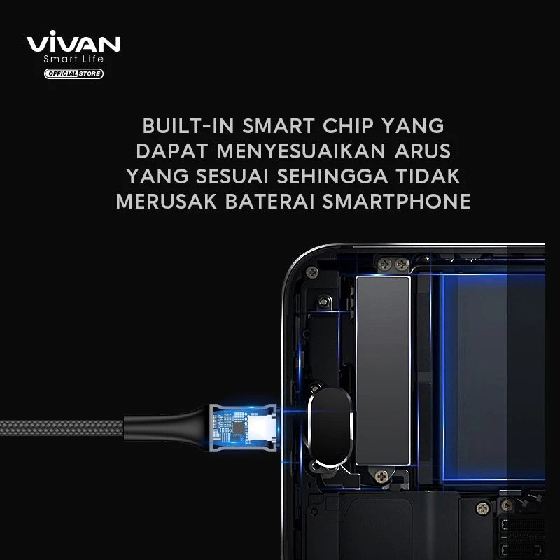 Vivan USB-A to Micro Cable 3