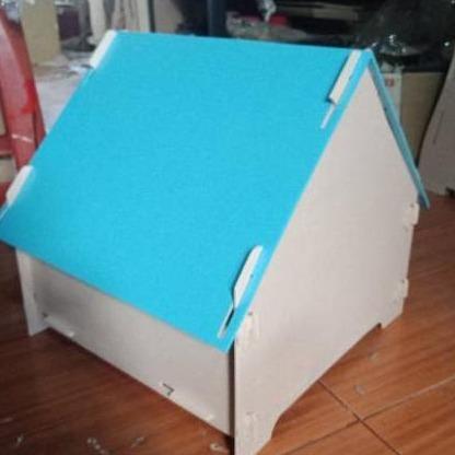 Kandang Rumah Kucing 3D Puzzle 