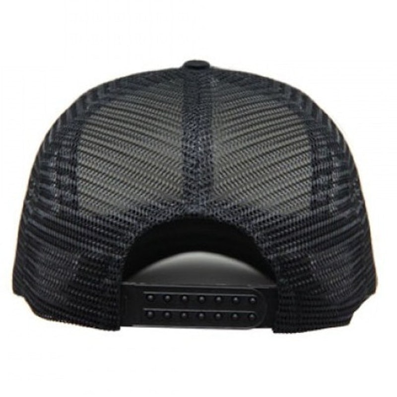 Topi Trucker Dewasa Hitam Polos 4
