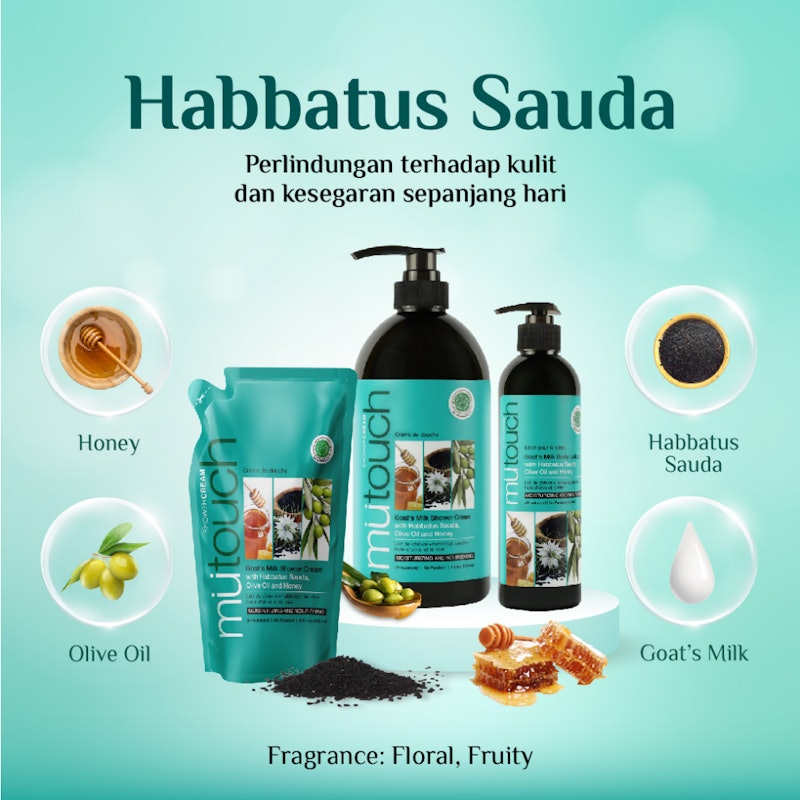 Goat's Milk Body Lotion with Habbatus Sauda, Olive Oil, and Honey 4