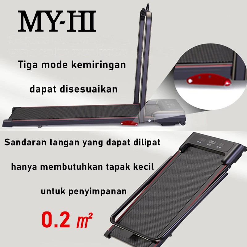  MY-HI Treadmill Portable (Tanpa Pegangan) B30