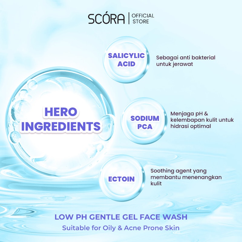 SCORA Salicylic Acid Gentle Low pH Cleanser 4