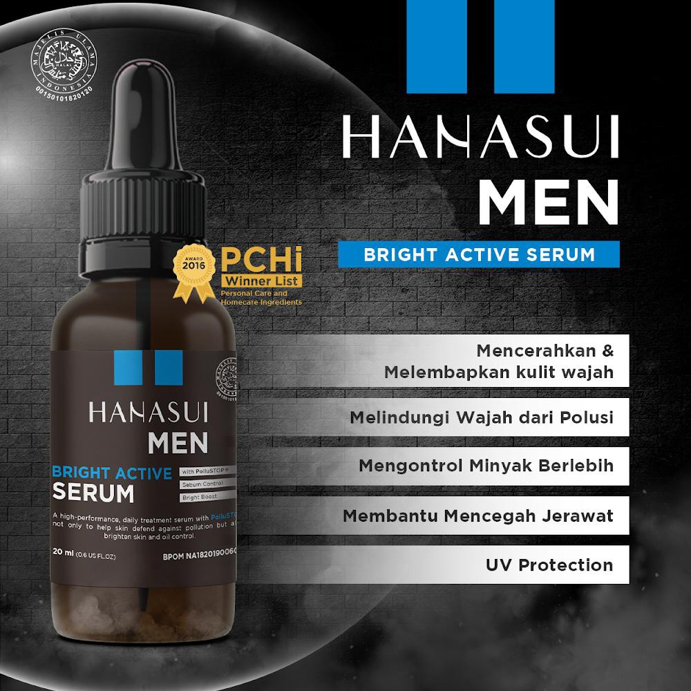 Eka Jaya Internasional Hanasui Men Bright Active Serum