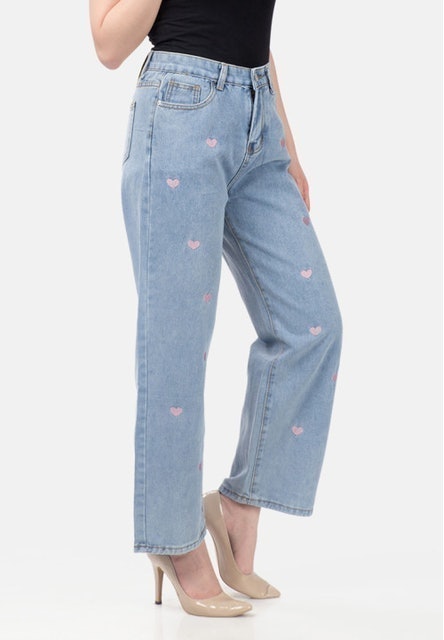 Heart Straight Jeans