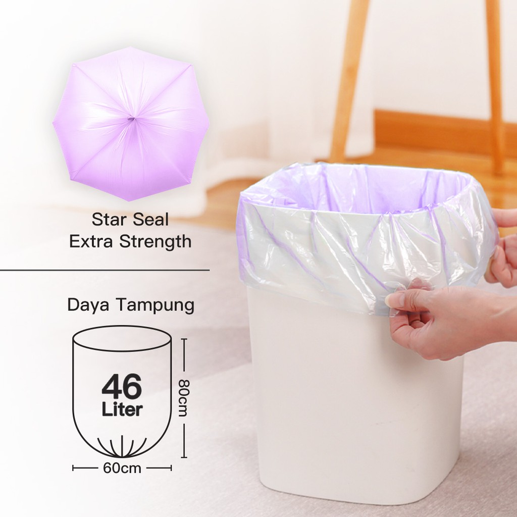 Bagus  Trash Bag Roll 24's - 46 L