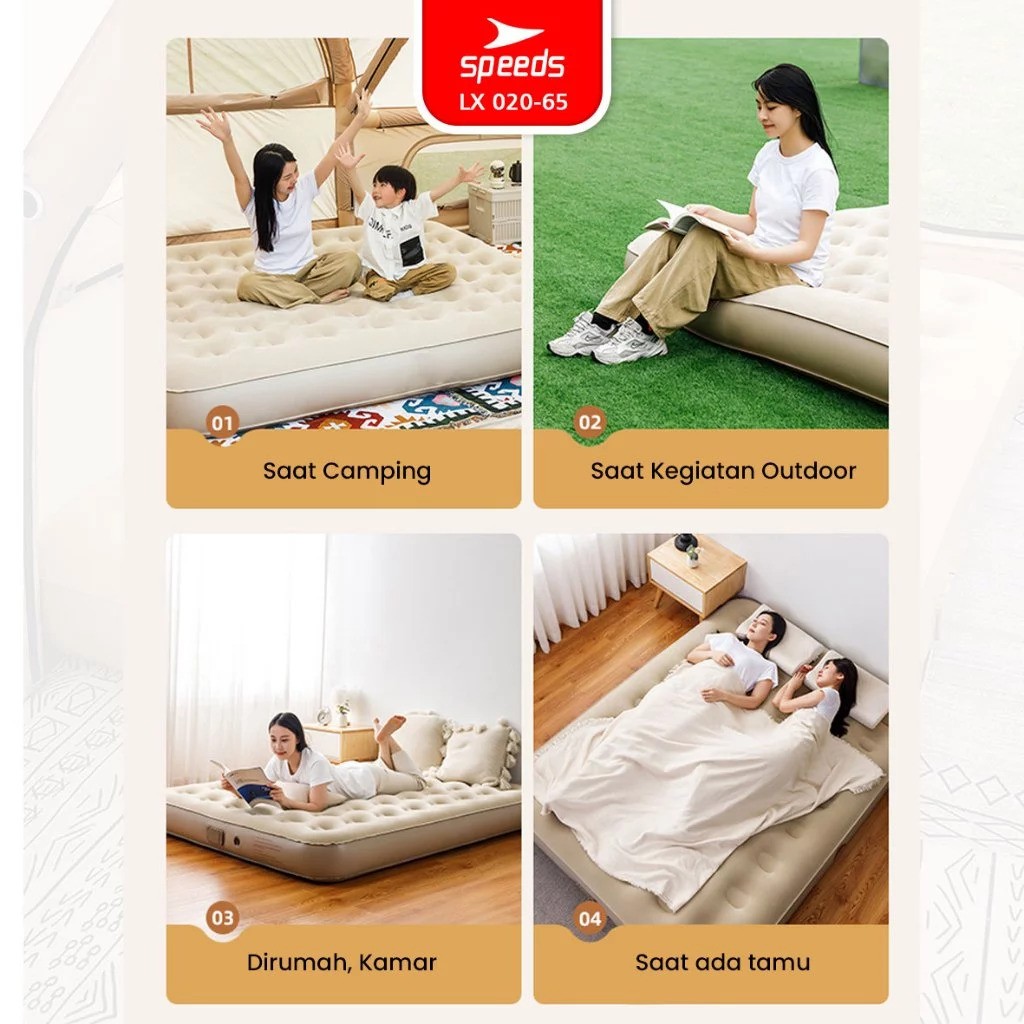  SPEEDS Kasur Angin Tiup M 020-65