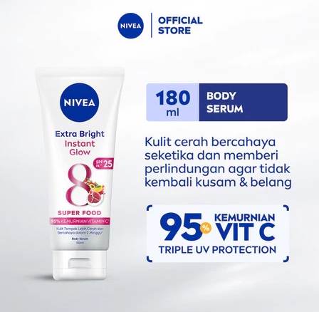  Beiersdorf NIVEA Extra Bright Instant Glow Body Serum