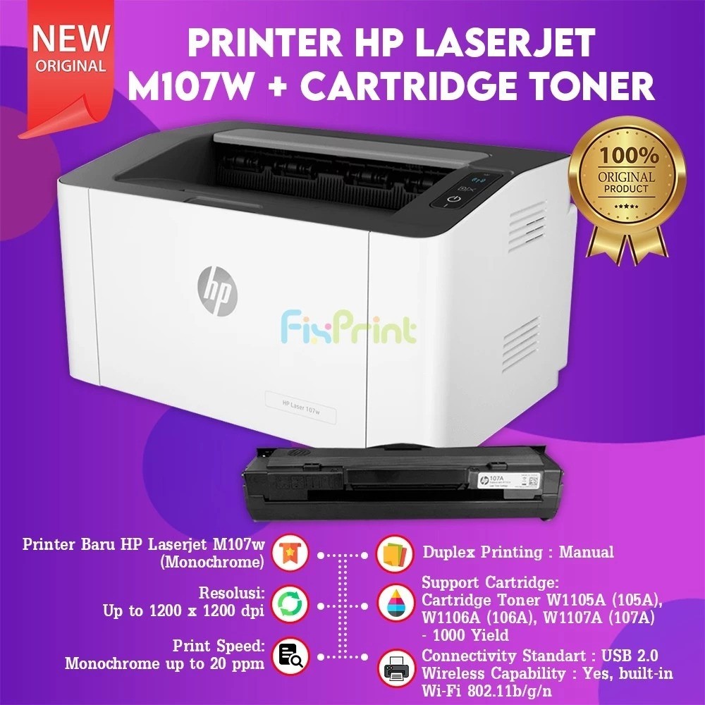HP HP Laser Printer 107w