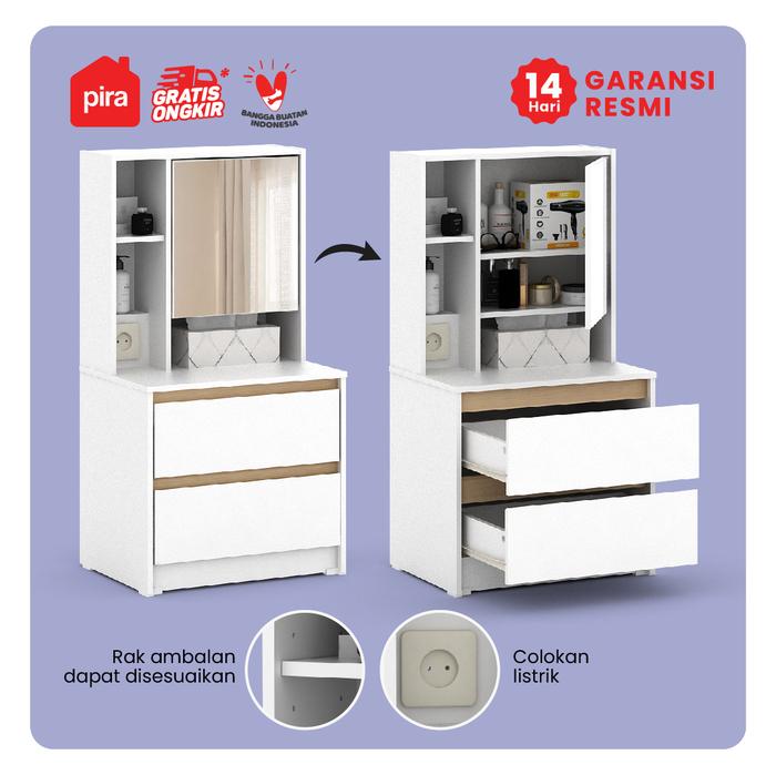 Pira Home Pira Metropolis Hiro NSDS Meja Rias Lesehan