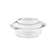 Iwaki Glass Indonesia Pyrex Casserole with Lid 1.4 liter 1