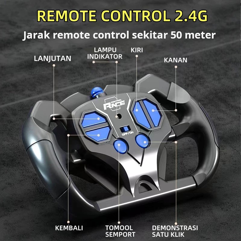  Lele Toys Dream Car Balap Drift RC Spray