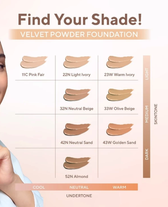 Paragon Technology and Innovation Wardah Colorfit Velvet Powder Foundation 42N Neutral Sand