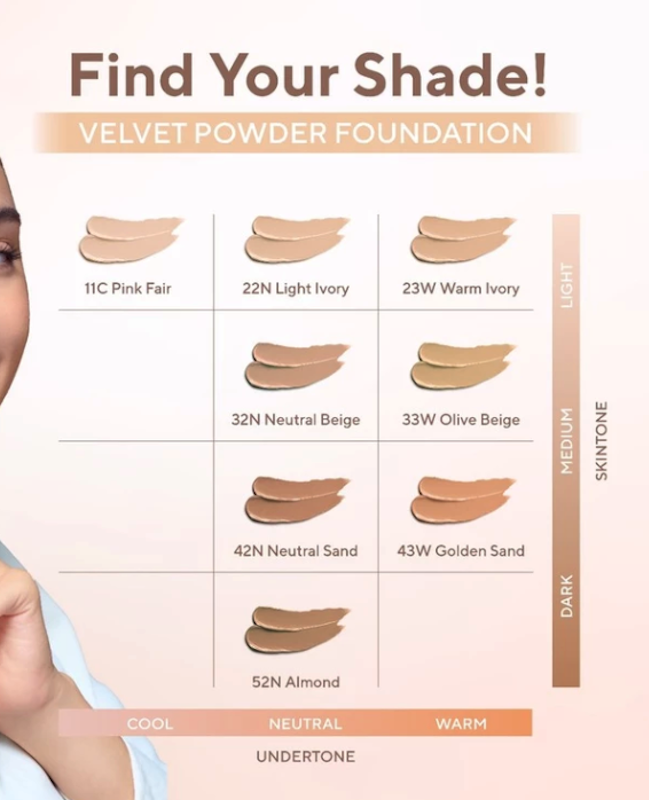 Colorfit Velvet Powder Foundation 42N Neutral Sand 3