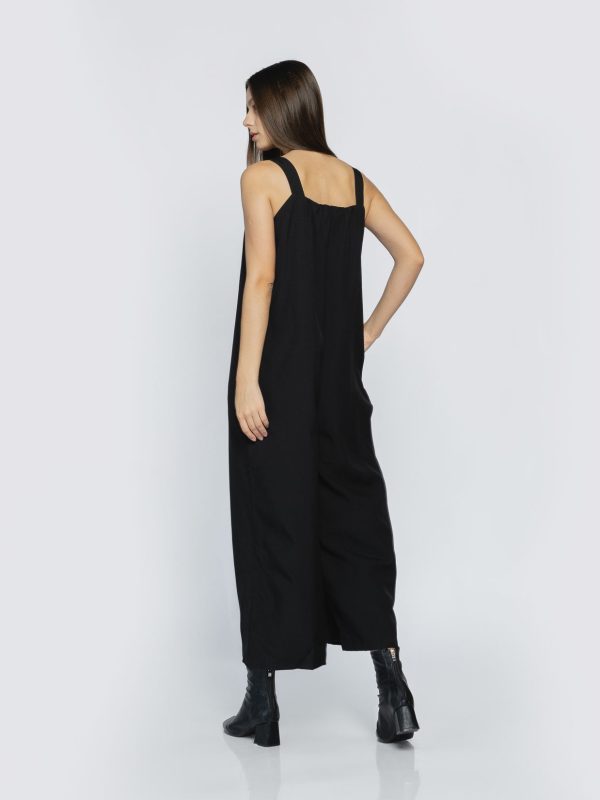 Coogee Indonesia This Is April Sabine Wide Leg Black Jumpsuit 787922