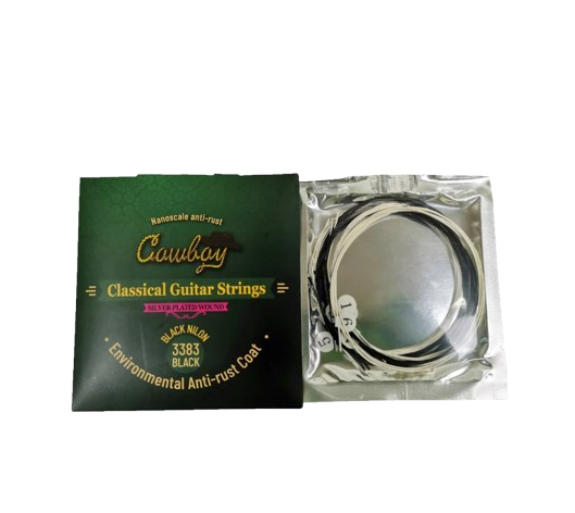 Cowboy Classical Guitar Strings Black Nilon 3383 