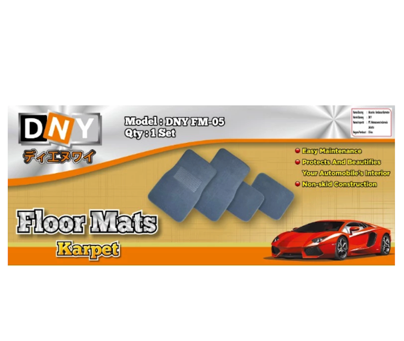 DNY Karpet Dasar Mobil Beludru 5