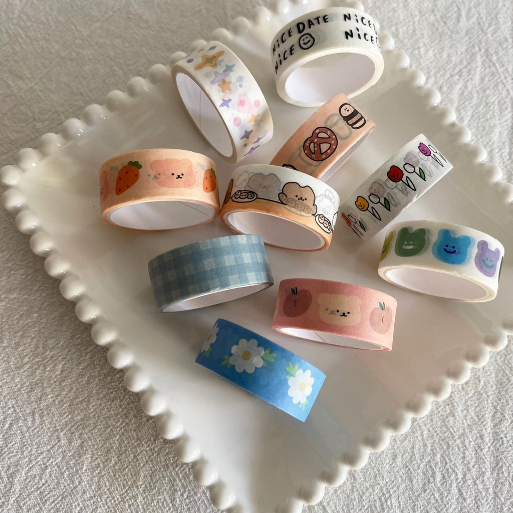  Washi Tape Cute Korean Aesthetic