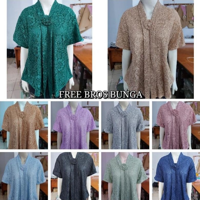 Keroncong Busana Kebaya Floy Brokat 5