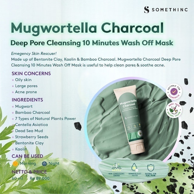 SOMETHINC  Mugwortella Charcoal Deep Pore Cleansing