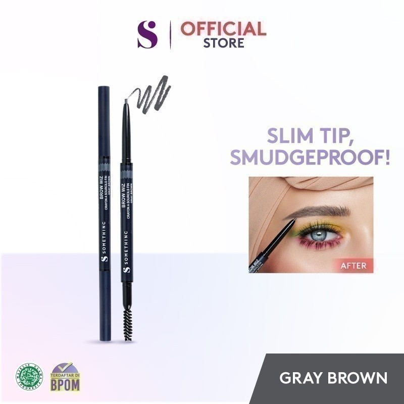 Royal Pesona Indonesia SOMETHINC BROW WIZ Retractable Eyebrow Gray Brown