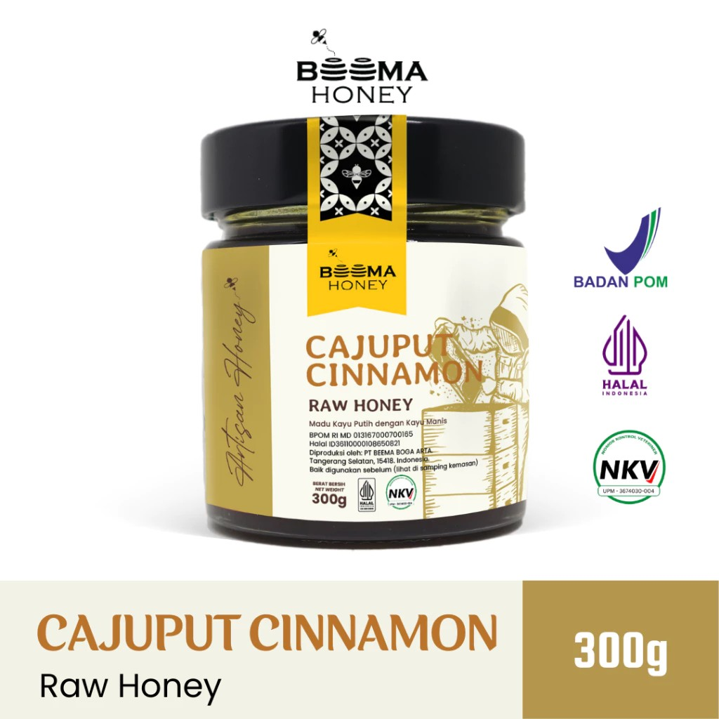 Beema Boga Arta Beema Honey Cajuput Cinnamon Raw Honey