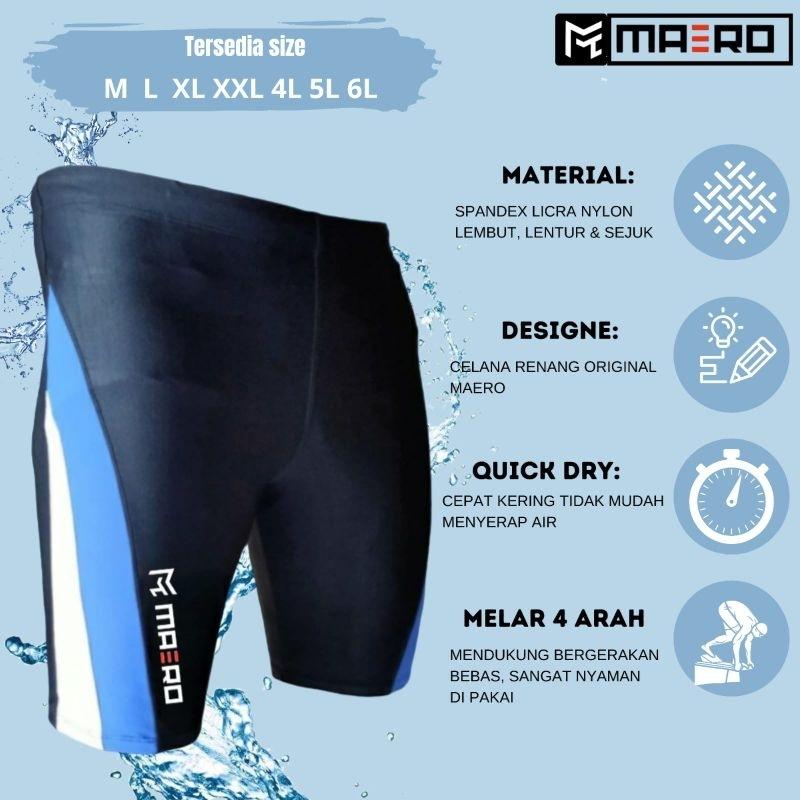  Maero Sport Celana Renang Pria Jumbo