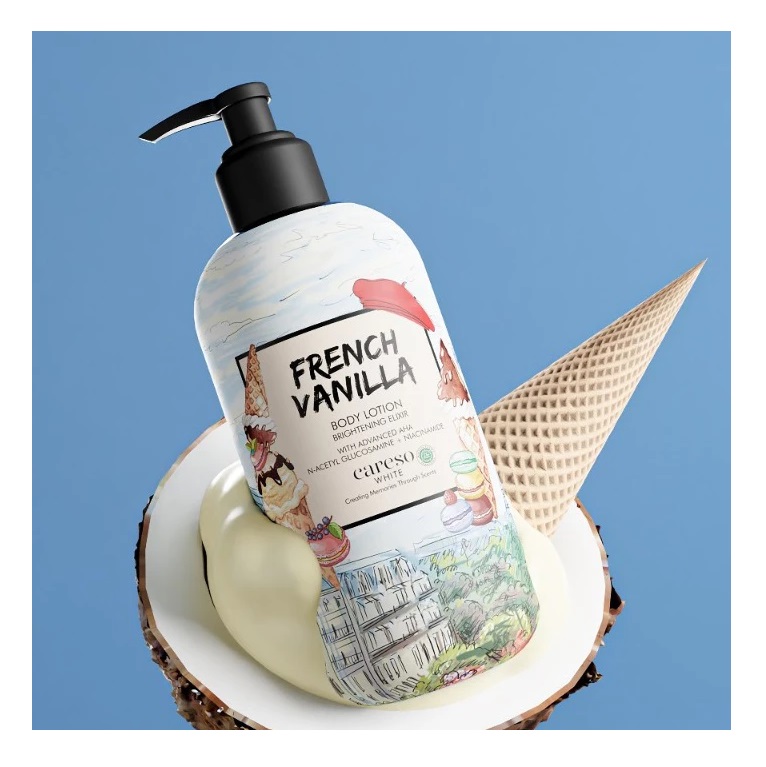 Elina Prima Sejahtera CARESO French Vanilla Body Lotion