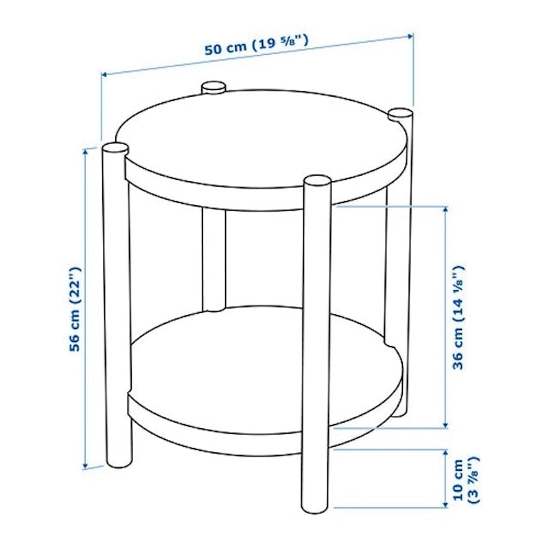 LISTERBY Meja samping 5