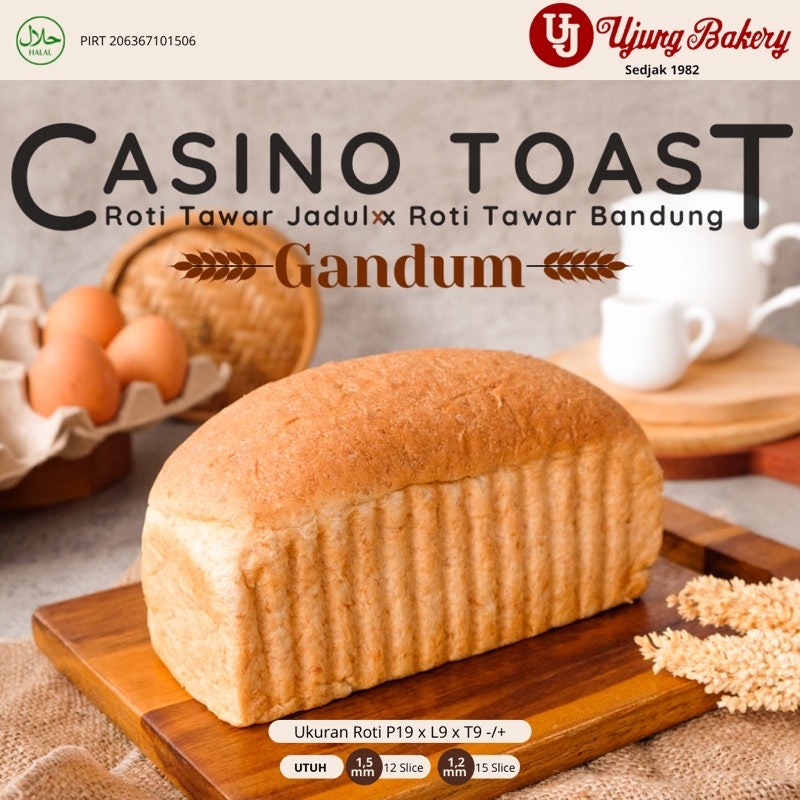 Ujung Bakery Roti Tawar Jadul Gandum 3