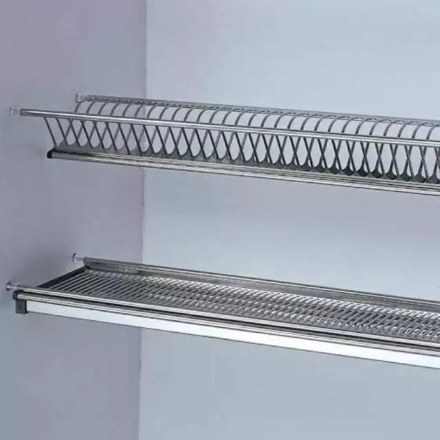 Taco Taco Rak Piring dan Gelas Stainless 60 cm HW-010SS