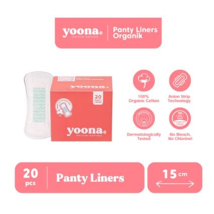  Yoona Panty Liners Organik