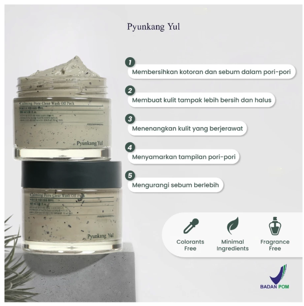Pyunkang Oriental Medicine Clinic Pyunkang Yul Calming Pore Clear Wash Off Pack  