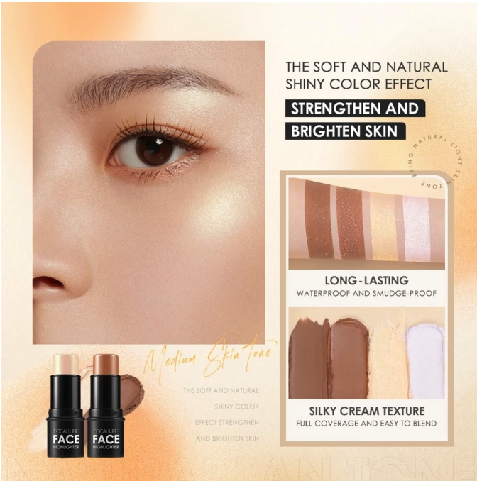 Highlighter and Contour Stick 02 Golden 3