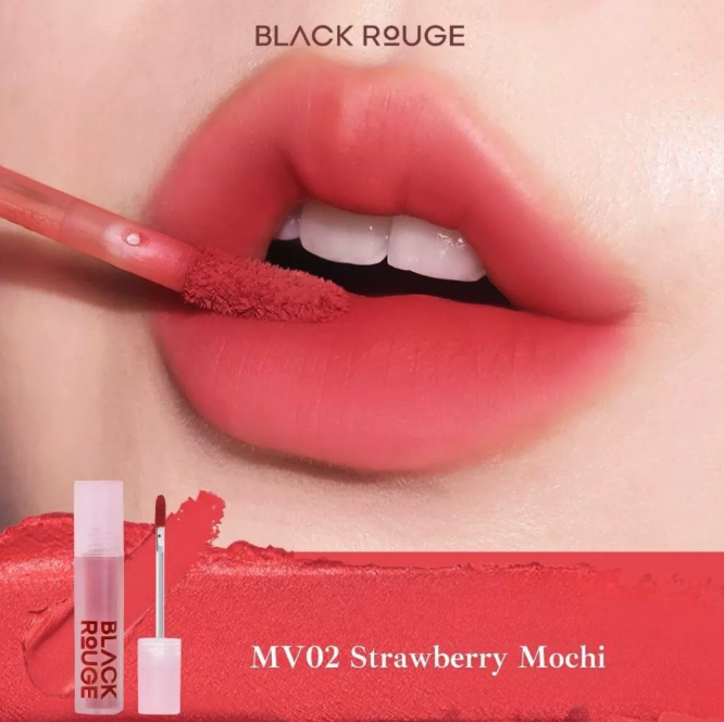 Beautika Indo Permata BLACKROUGE Muddish Cushion Velvet MV02 Strawberry Mochi