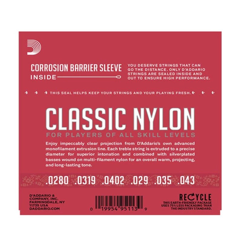 D'Addario Classic Nylon Student Strings 2