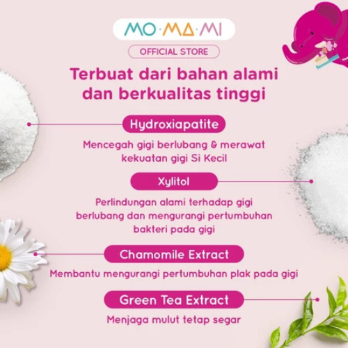 Kanmo Group Momami Giggly Toothpaste Non Flouride