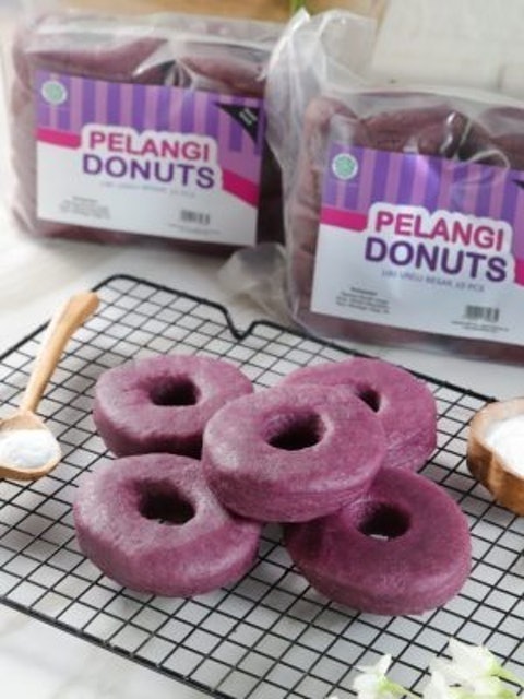 Pelangi Food Pelangi Donuts - Donat Ubi Ungu